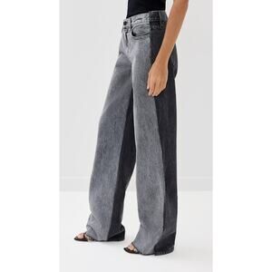 SLVRLAKE Re-work Mica Panelled Jean in Lunar Eclipse Black 27